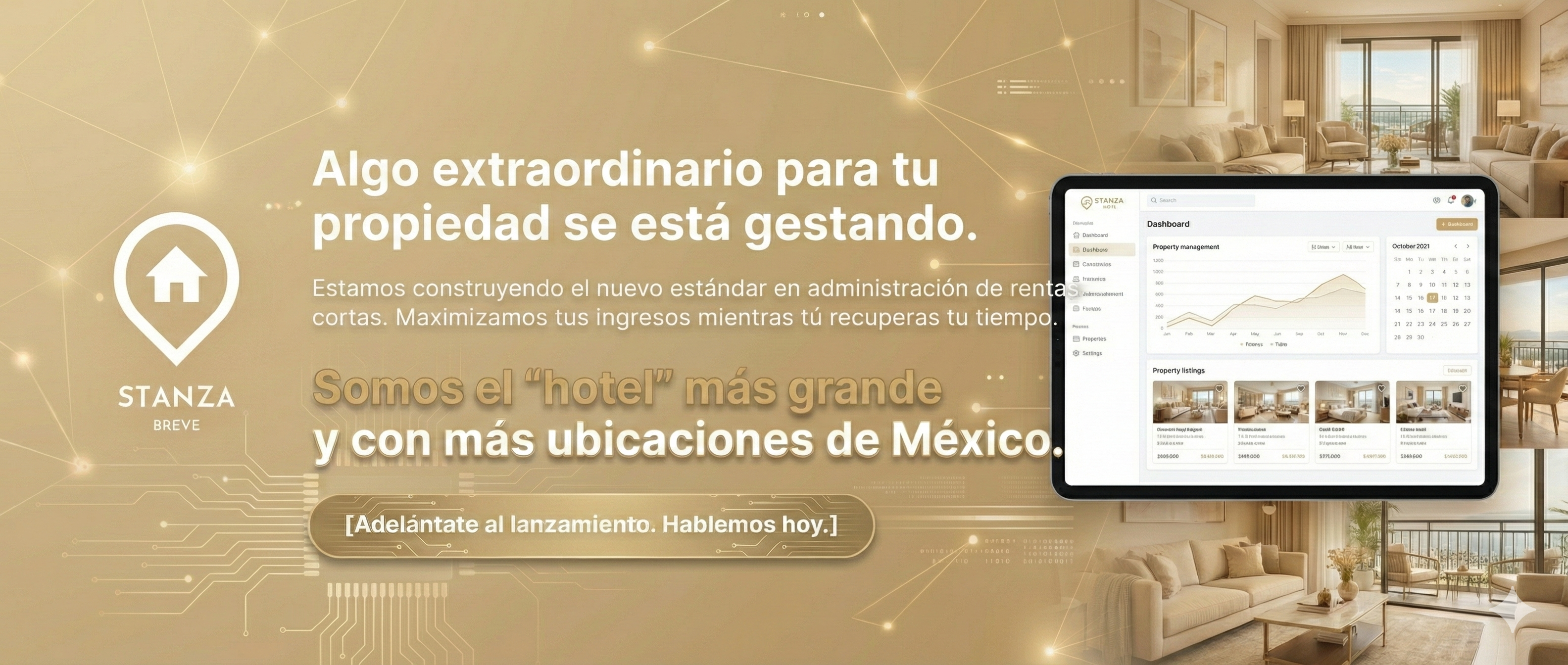 Algo extraordinario para tu propiedad se está gestando.